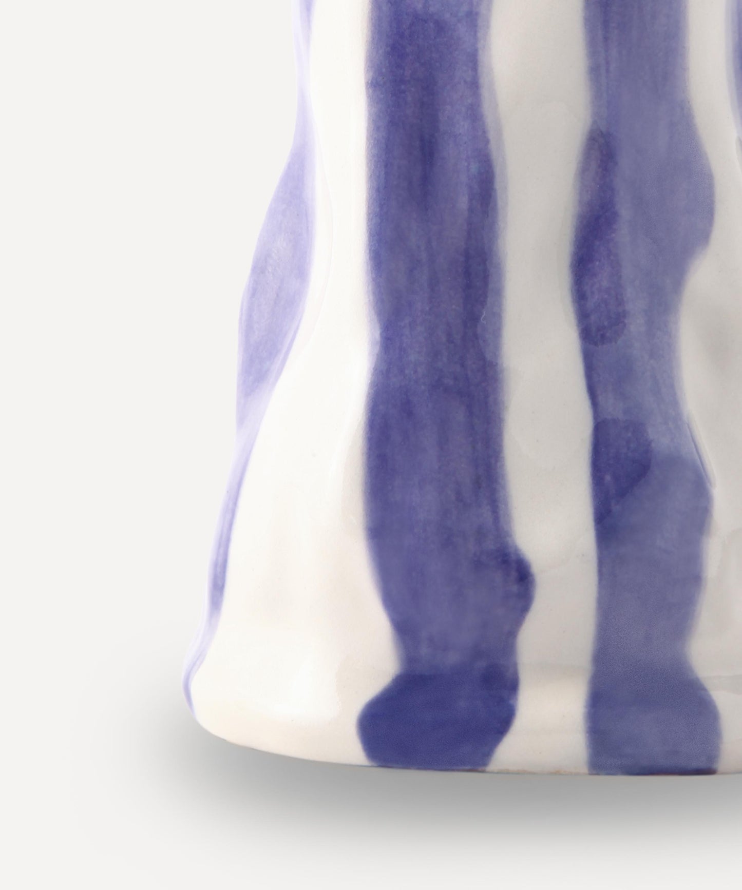 Amethyst Candy Stripe Vase